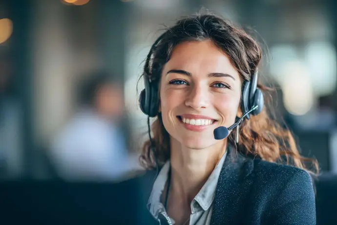 Hybrid AI receptionist backed by human support for complex calls